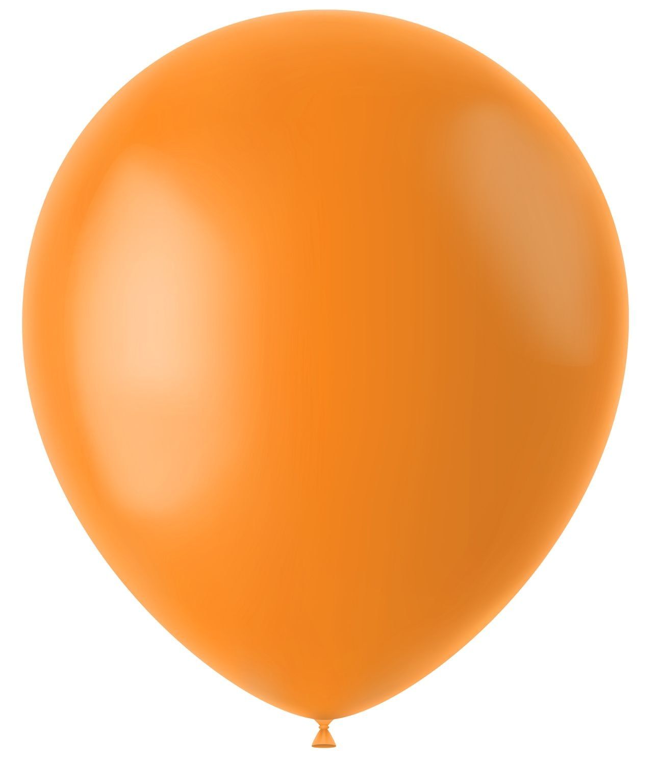 100 ballonnen tangerine orange mat 33cm