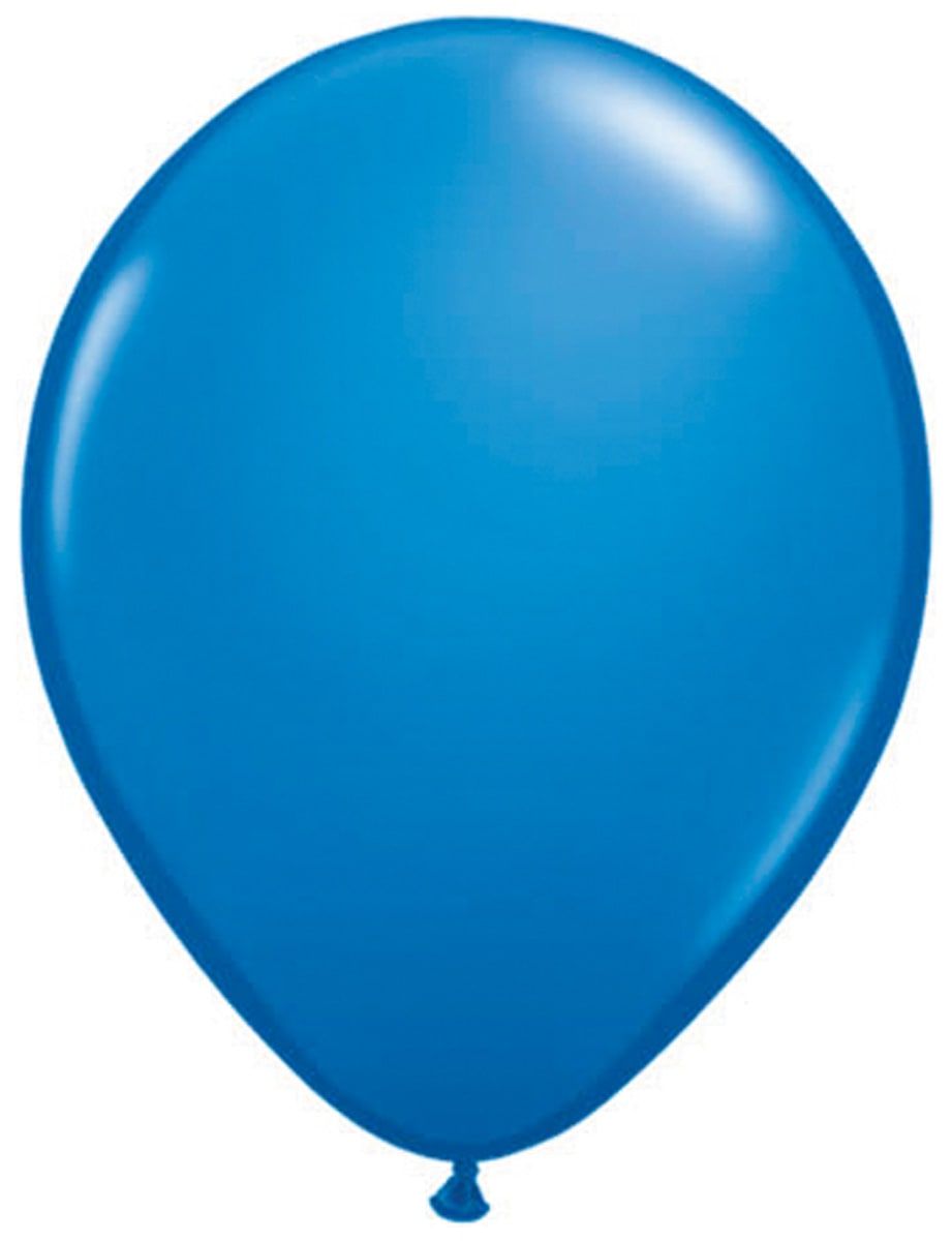 100 blauwe ballonnen 28cm