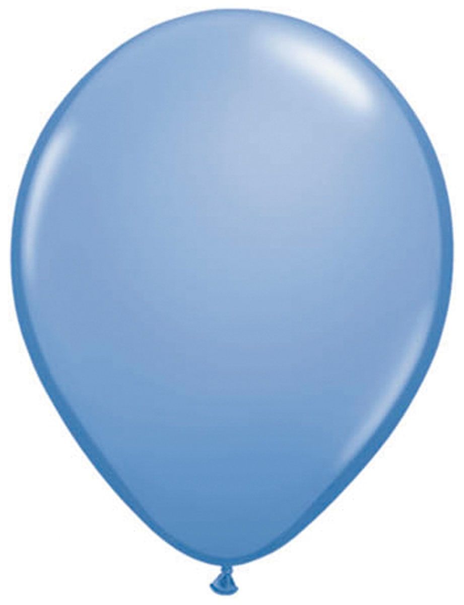 100 carribean blauwe ballonnen 28cm