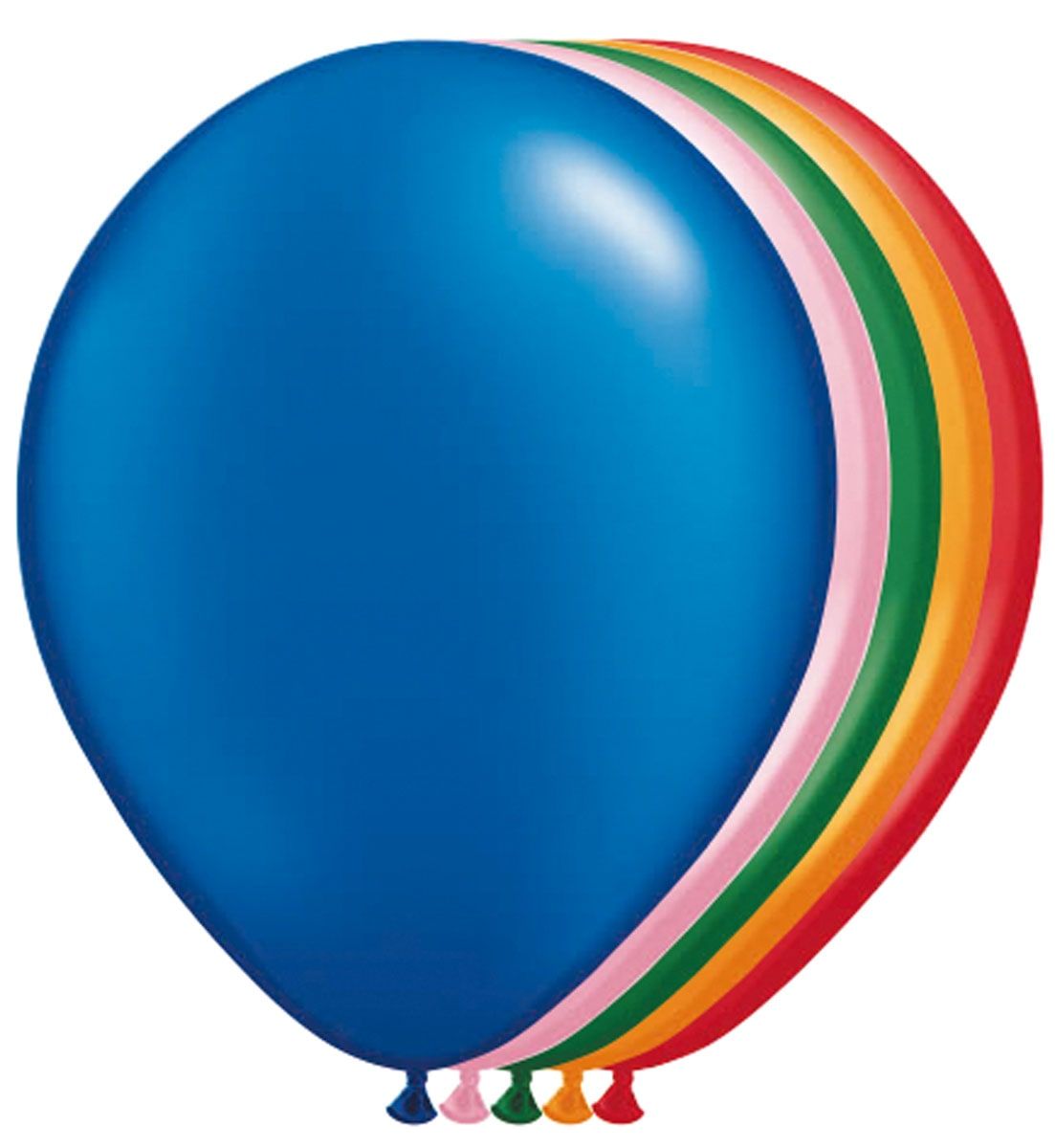 100 gekleurde ballonnen 13cm