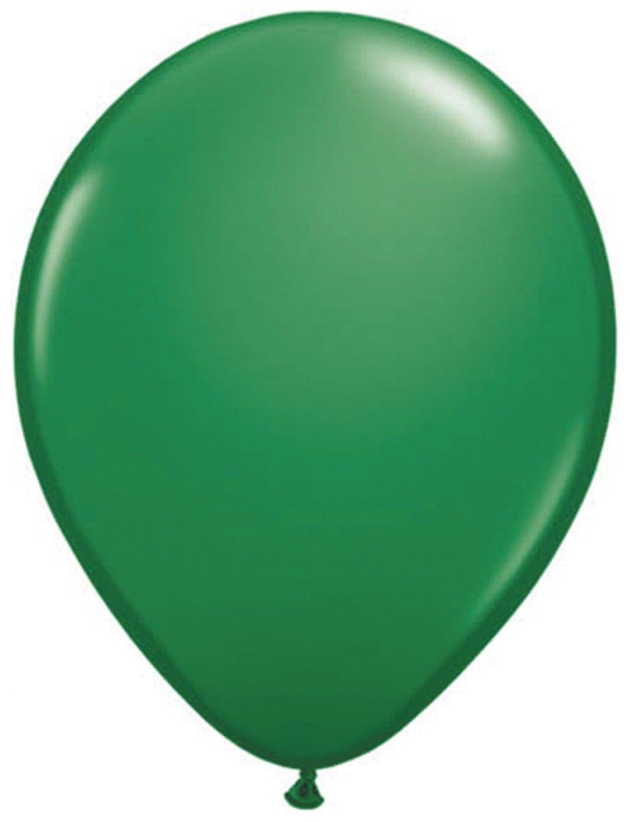 100 groene ballonnen 28cm