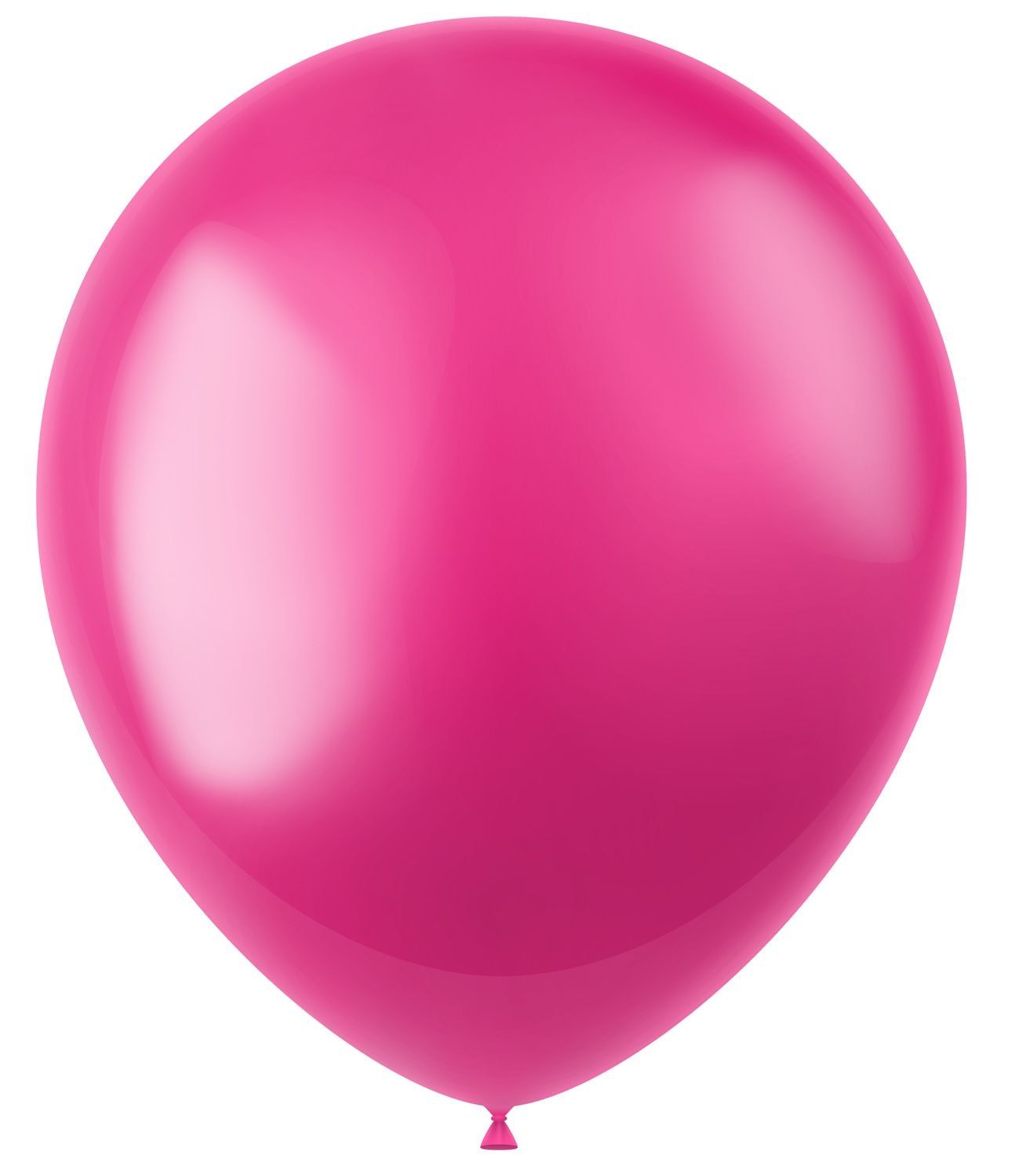 100 metallic ballonnen fuchsia pink 33cm
