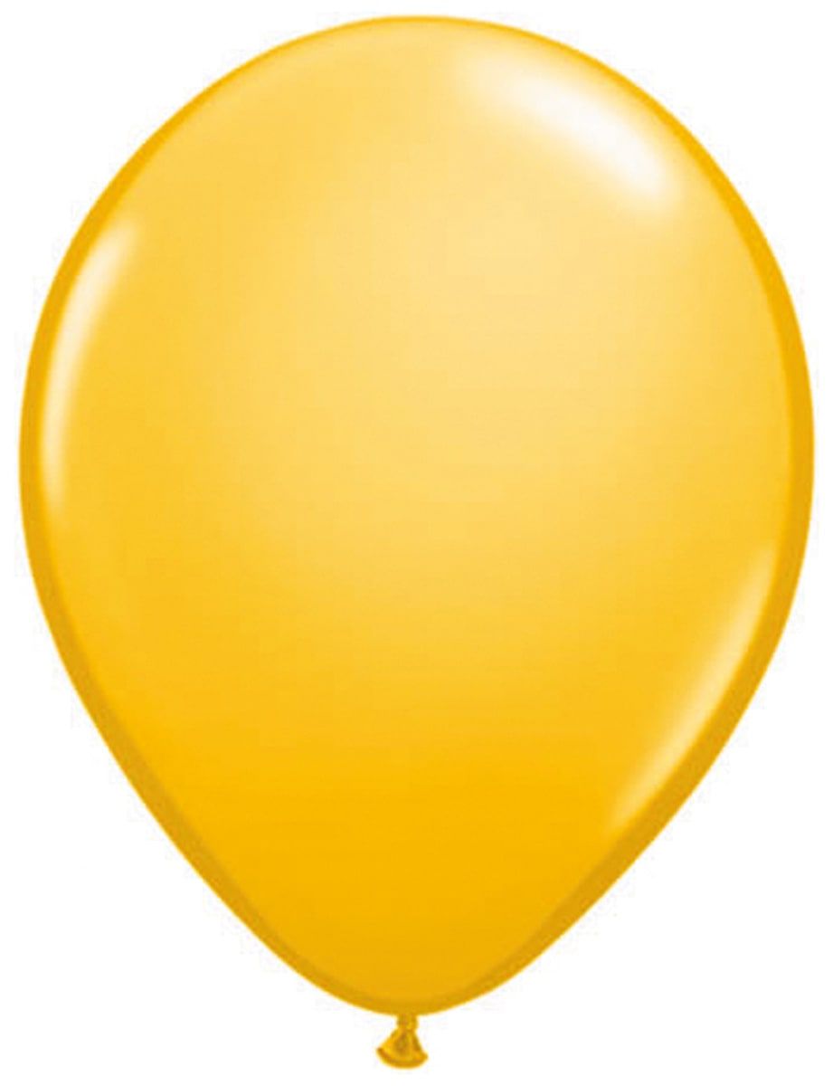 100 okergele ballonnen 28cm