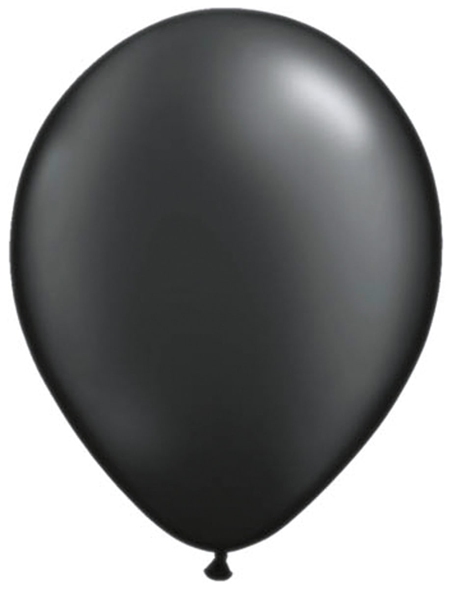 100 onyx zwarte balllonnen 30cm