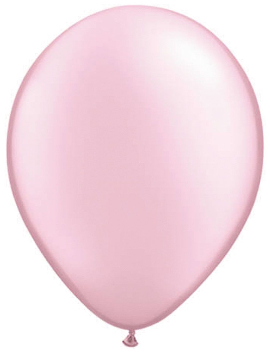 100 parel roze ballonnen 13cm