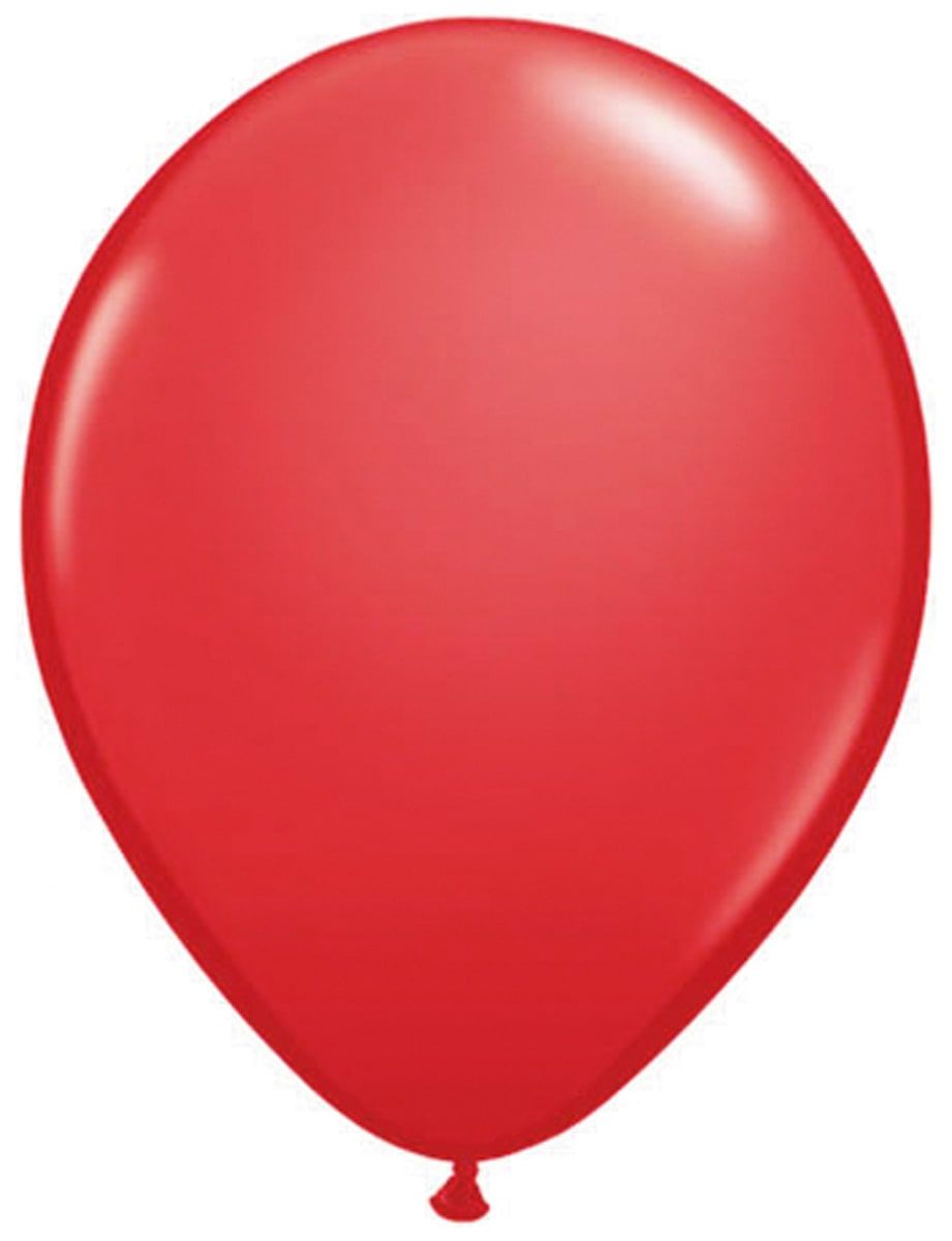 100 rode ballonnen 28cm