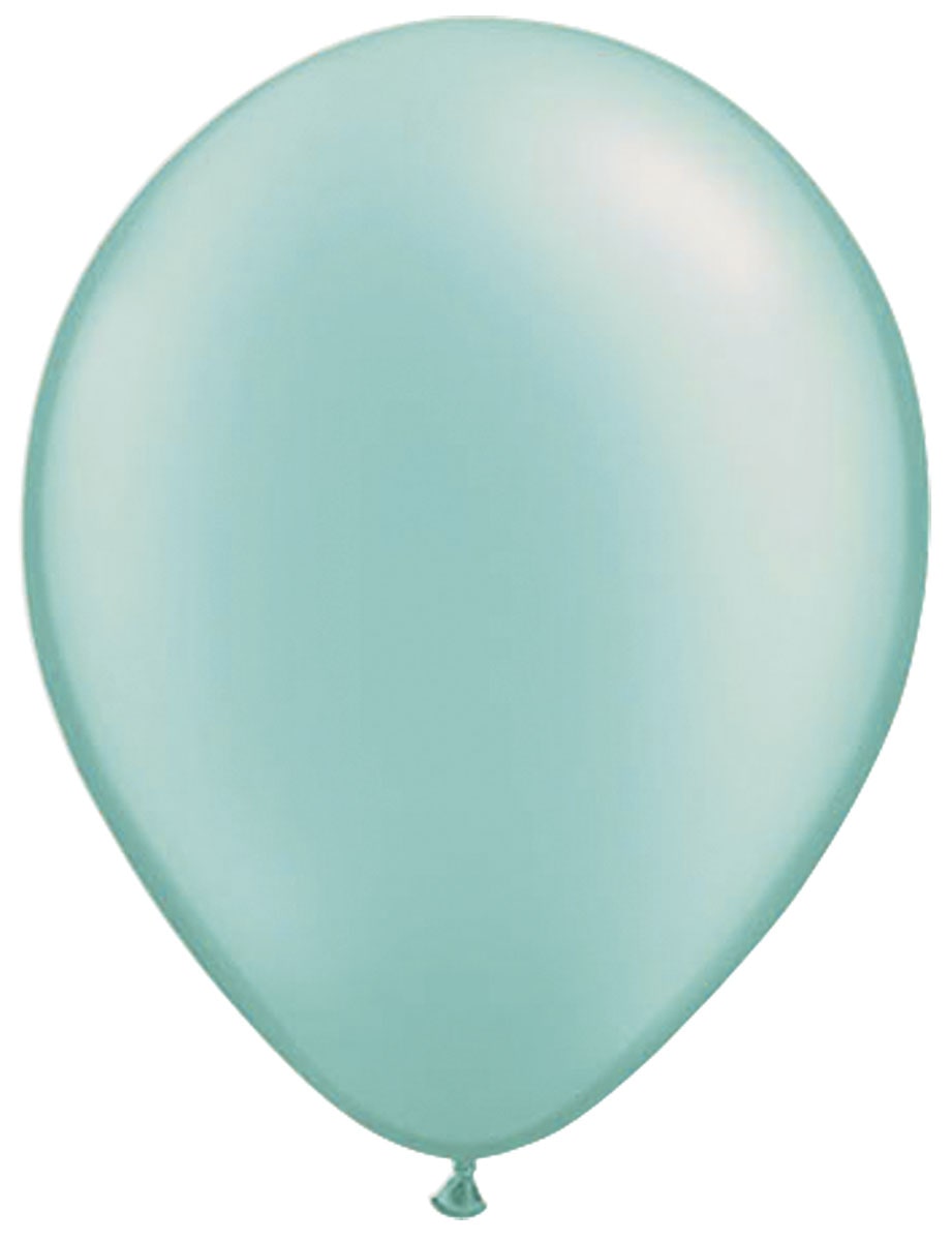 100 turquoise ballonnen 30cm