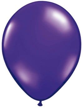 100 violet paarse ballonnen 28cm