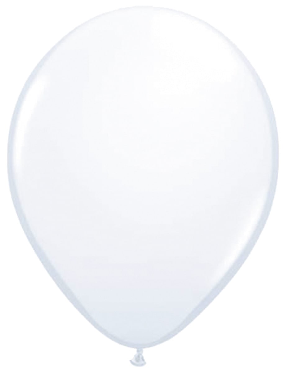 100 witte ballonnen 28cm