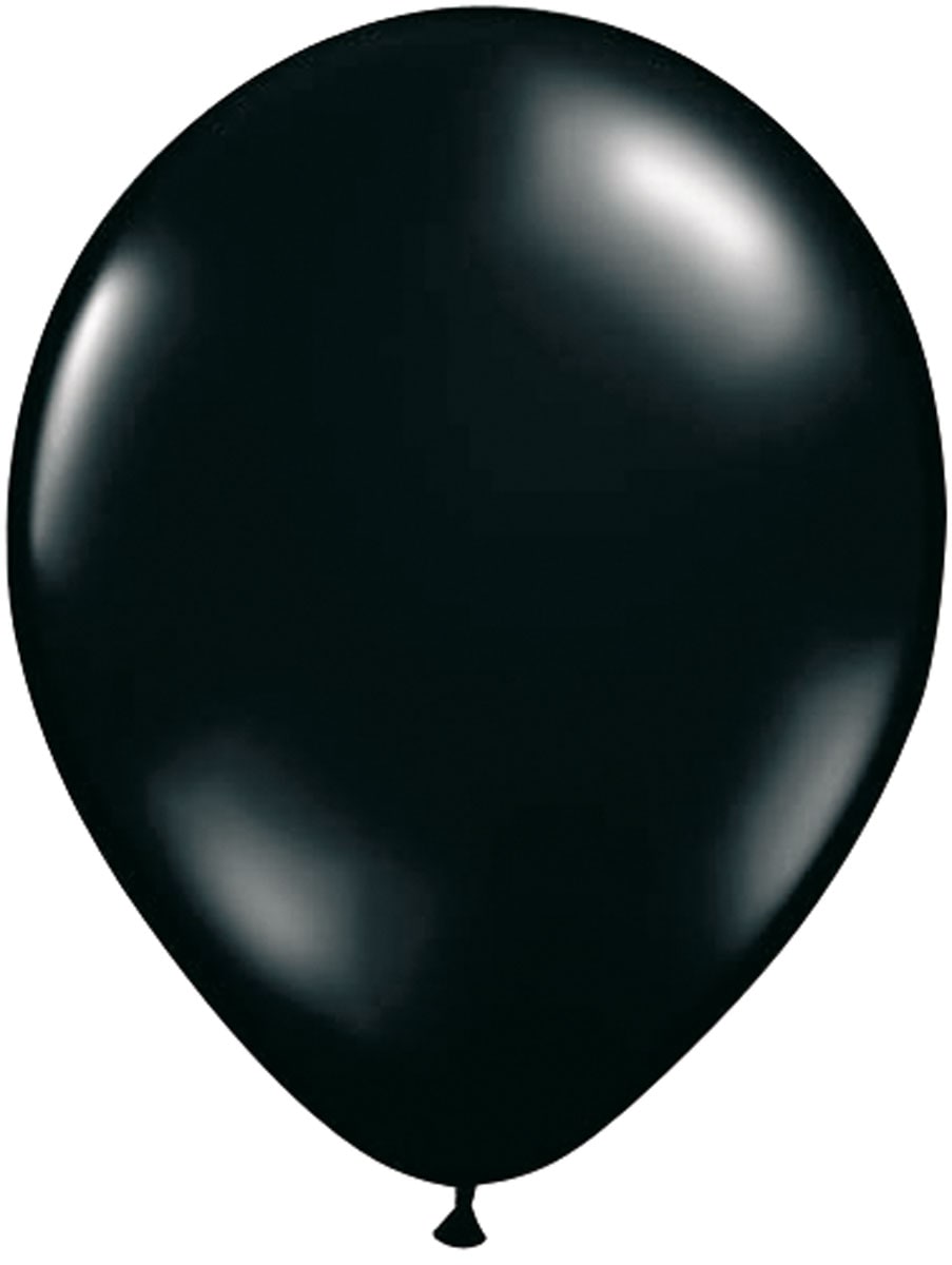 100 zwarte ballonnen 30cm