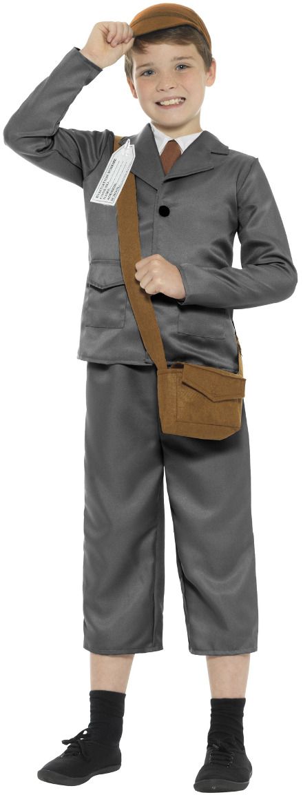 1940 grijs jongens kostuum WW II