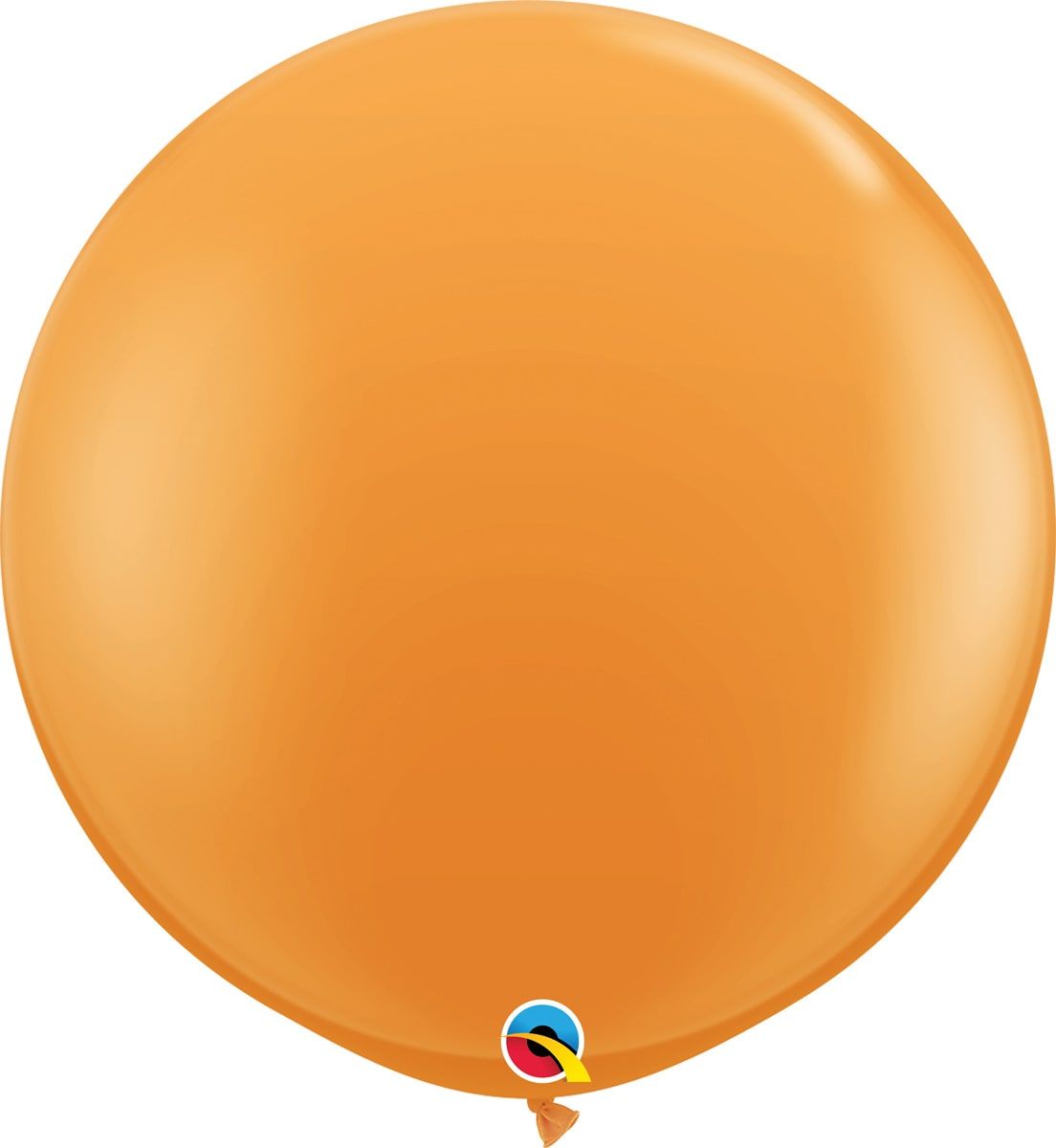 2 oranje ballonnen XL 90cm
