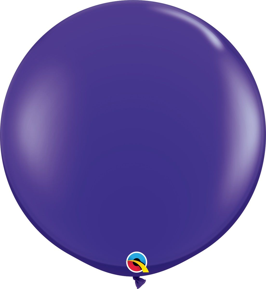 2 paarse ballonnen XL 90cm