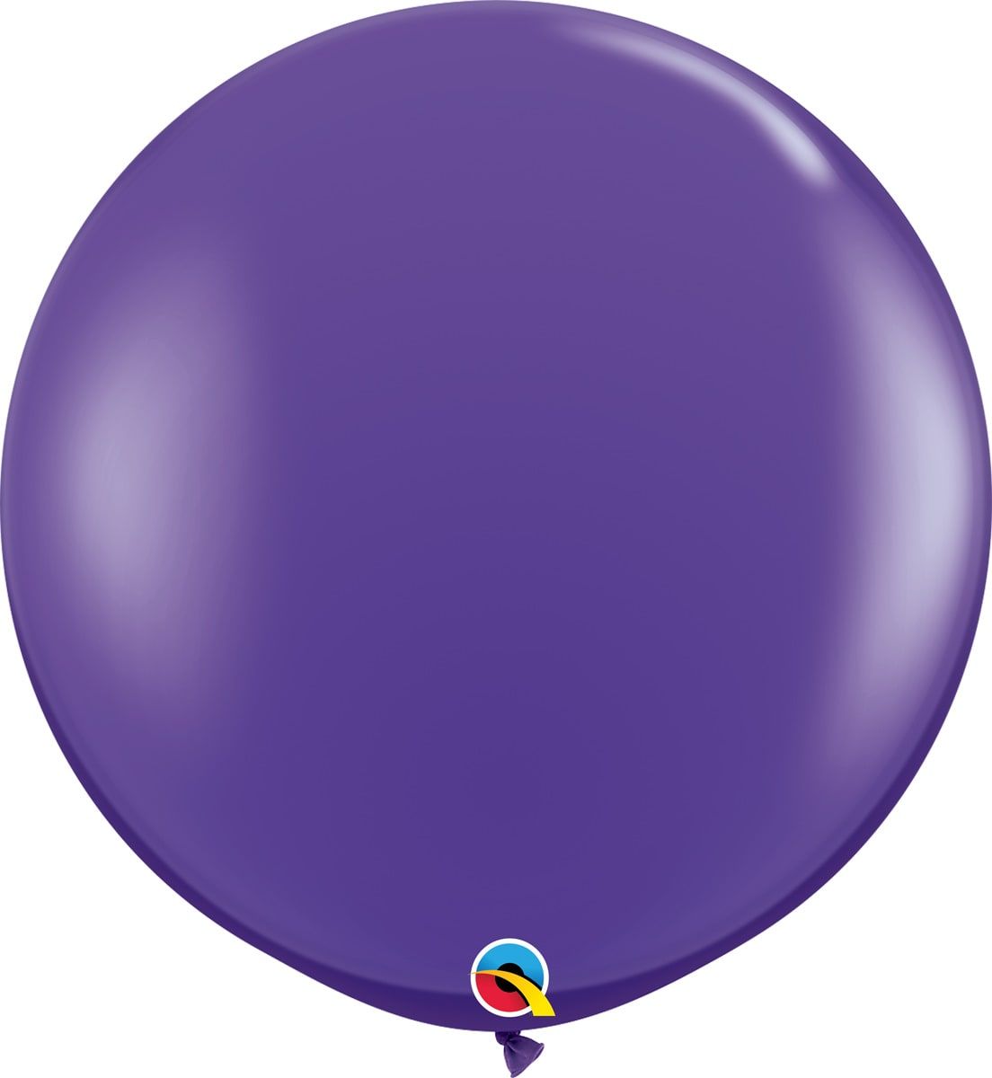 2 paarse violet ballonnen 90cm