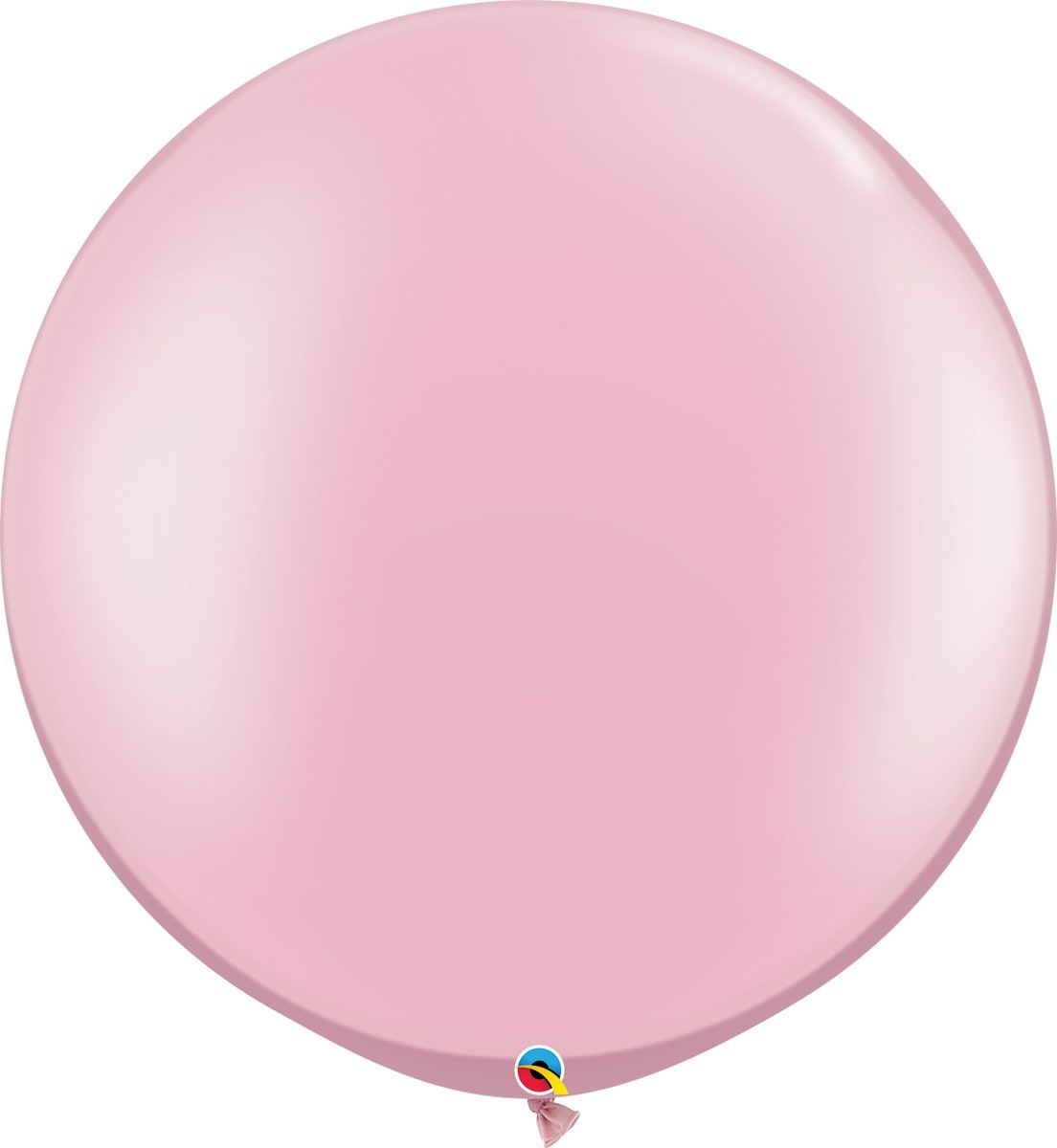 2 pearl roze ballonnen XL 90cm