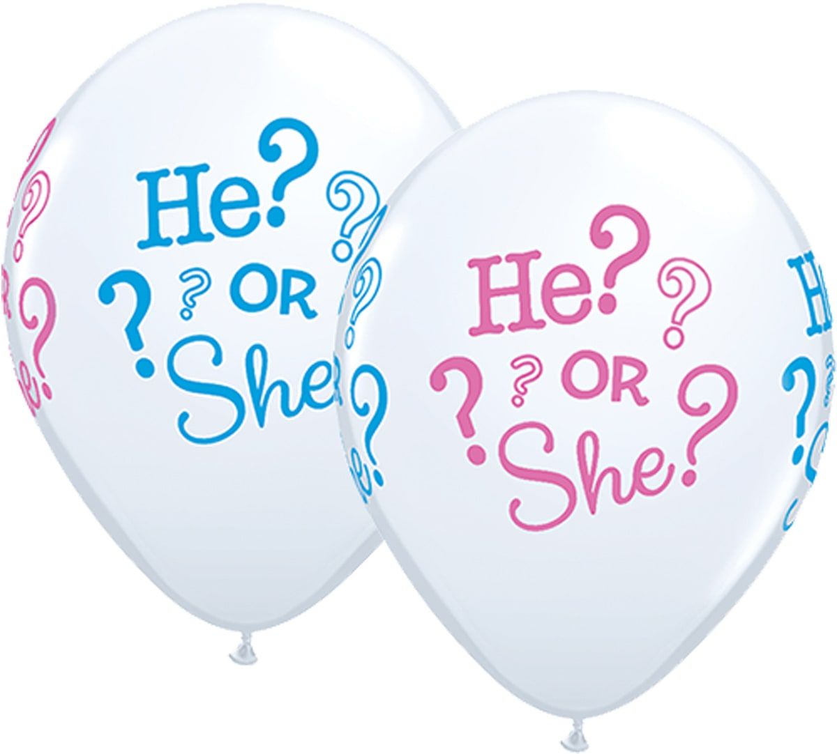 25 Gender Reveal Ballonnen 28cm