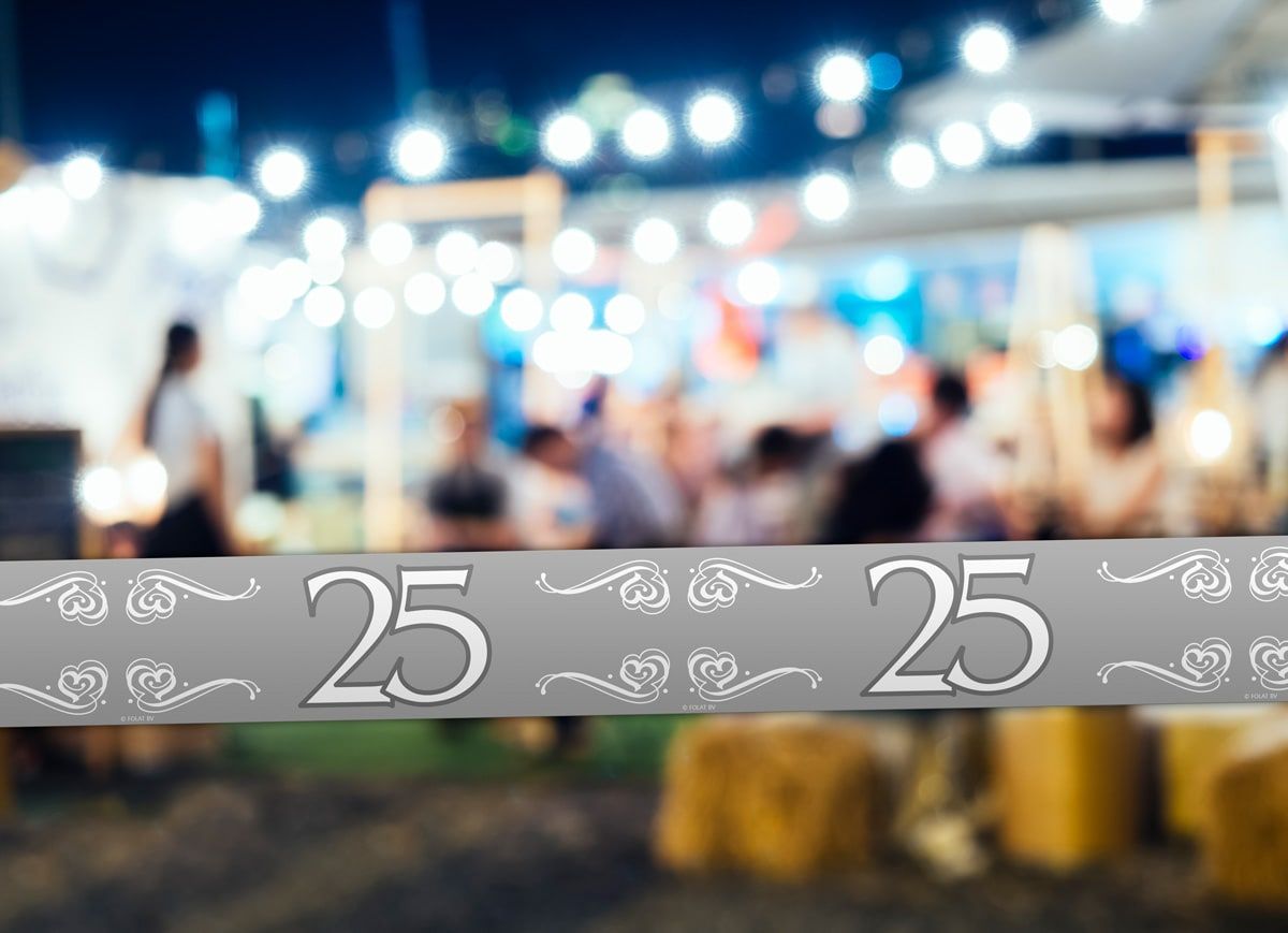 25-Jarig Jubileum Afzetlint