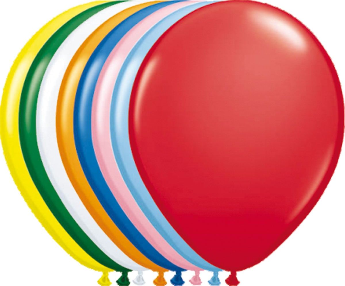25 Meerkleurige Ballonnen 30cm