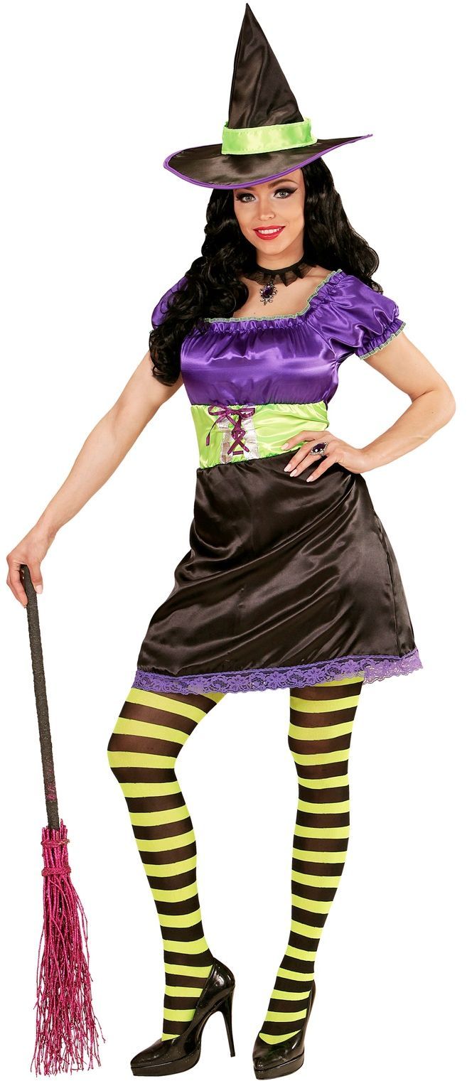 3 Kleuren Heksen Jurk