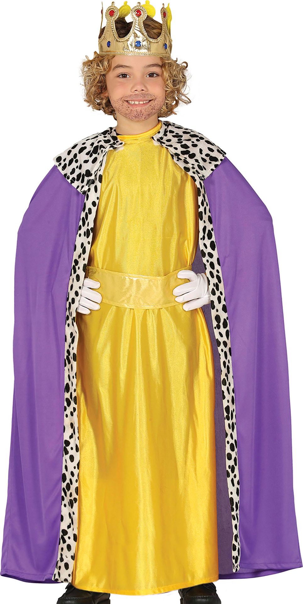 3 Koningen Kostuum Kind Paars