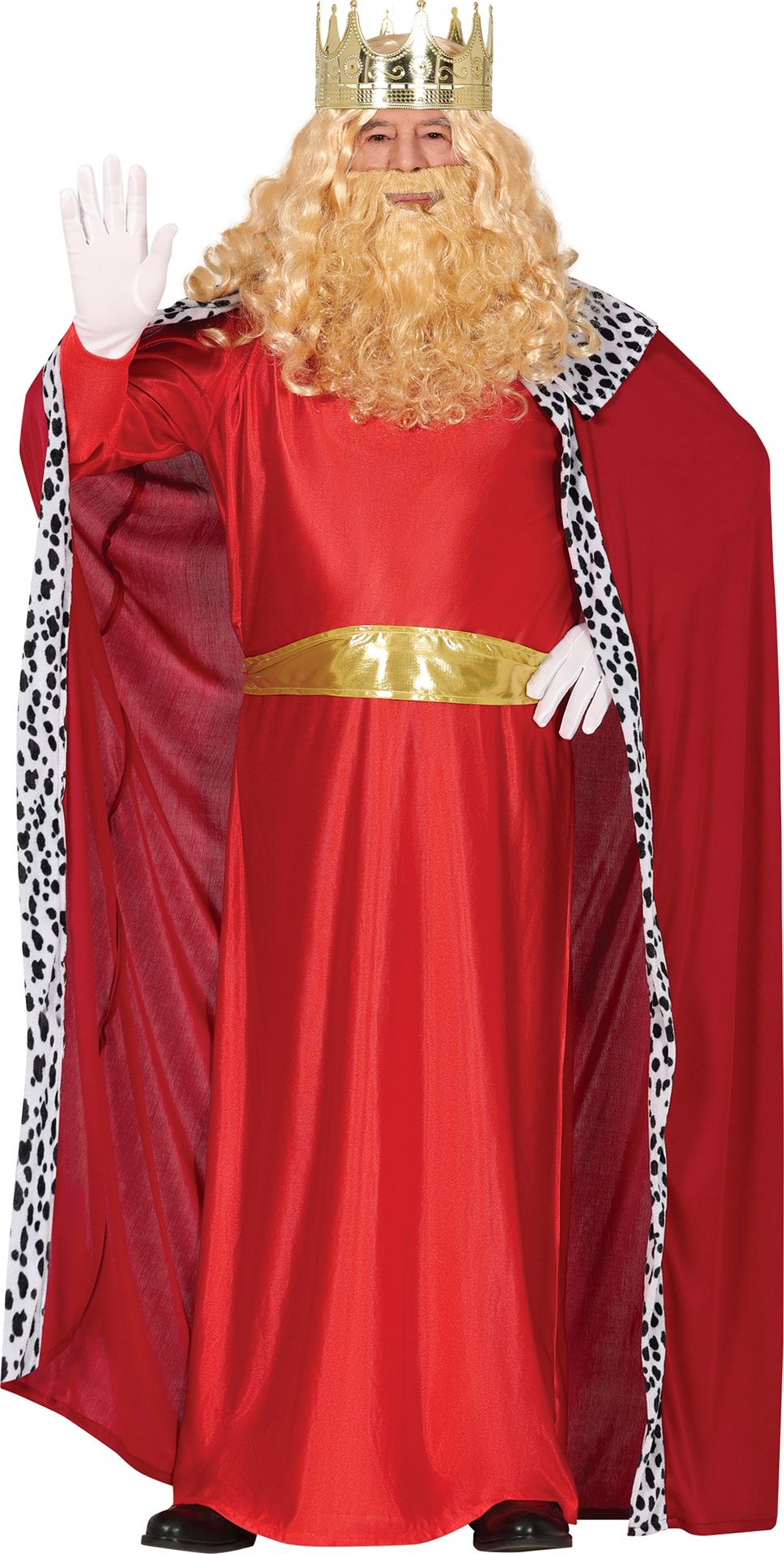 3 Koningen Rood Kostuum