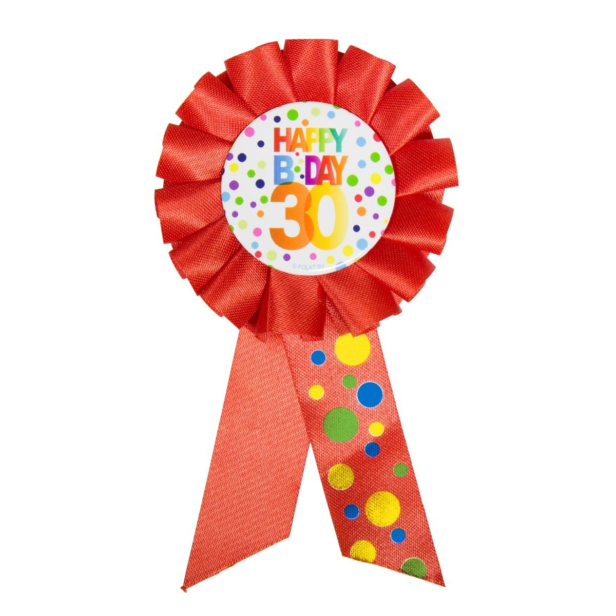 30 Jaar Happy Birthday Stippen Rozet