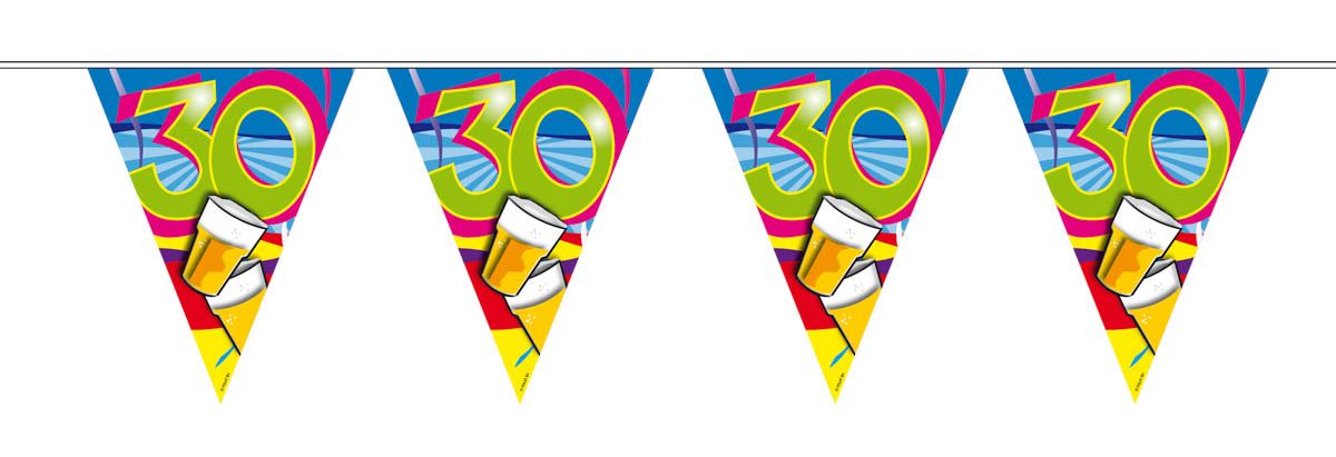 30 jaar verjaardag vlaggenlijn
