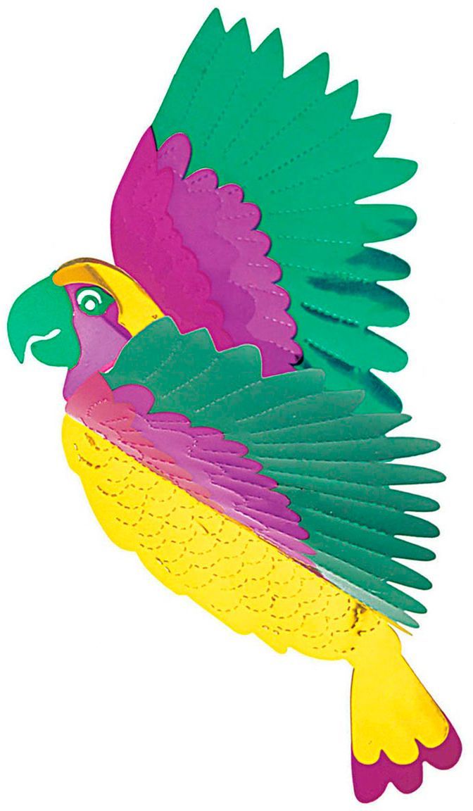 3D Papieren Papegaai Decoratie