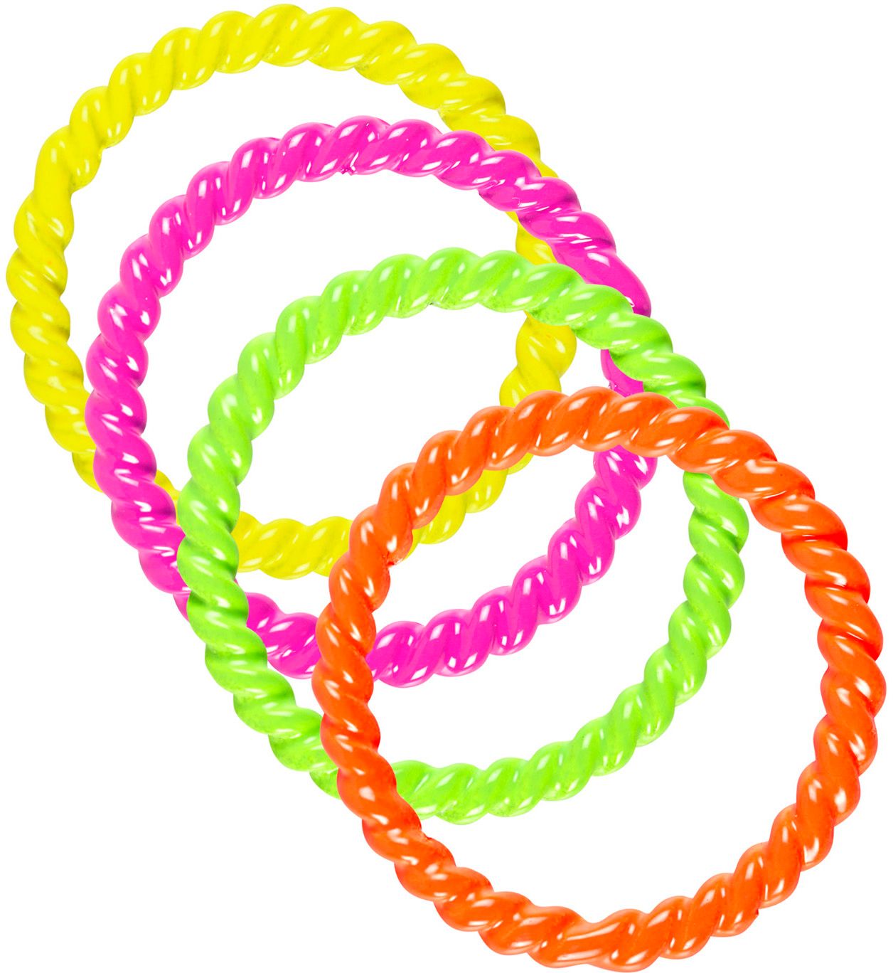 4 Neon Ringen