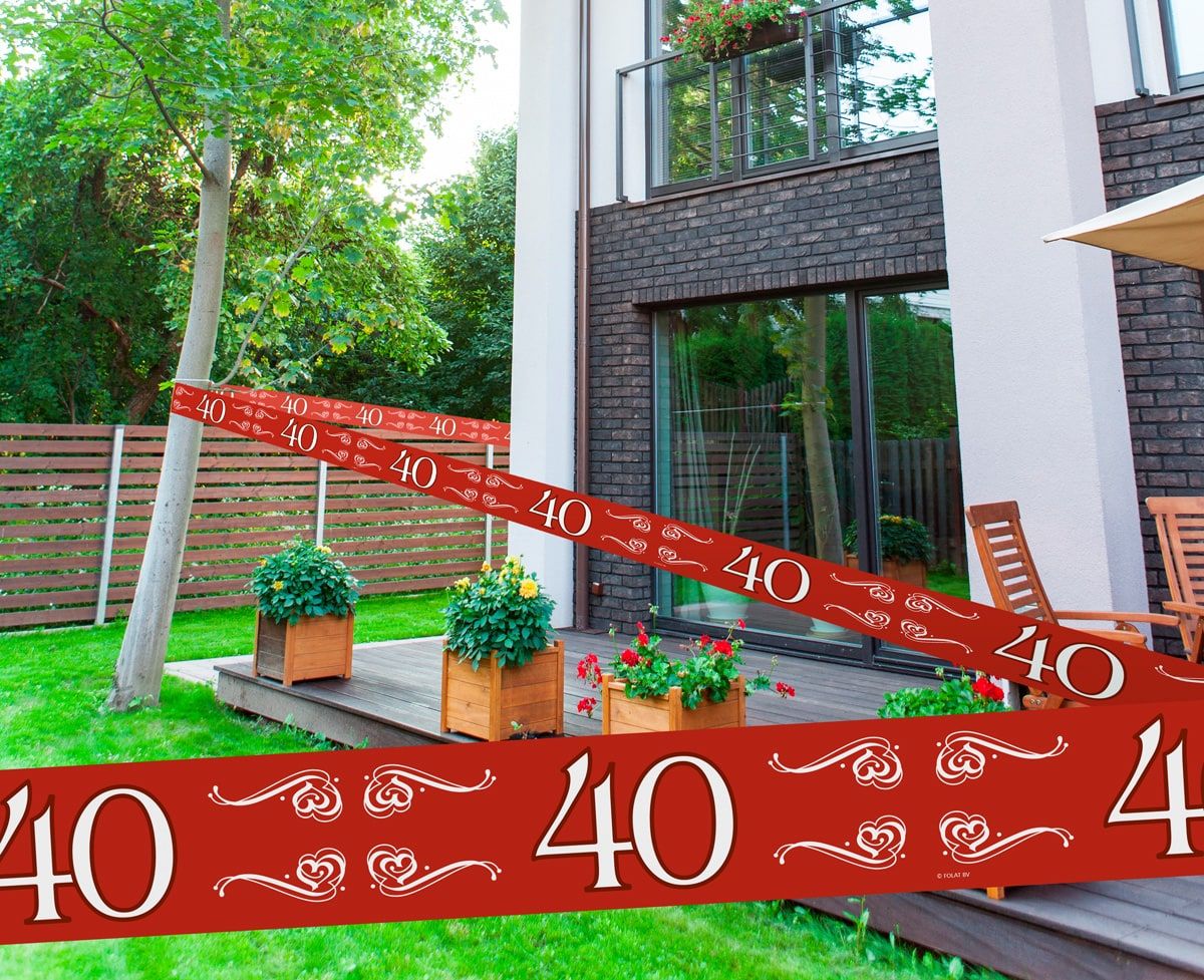 40-Jarig Jubileum Afzetlint