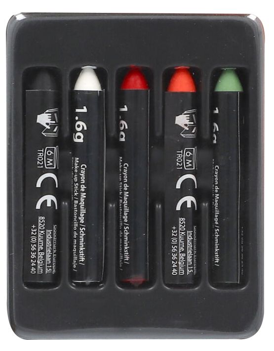 5 Schminkstiften Verkleedfeest