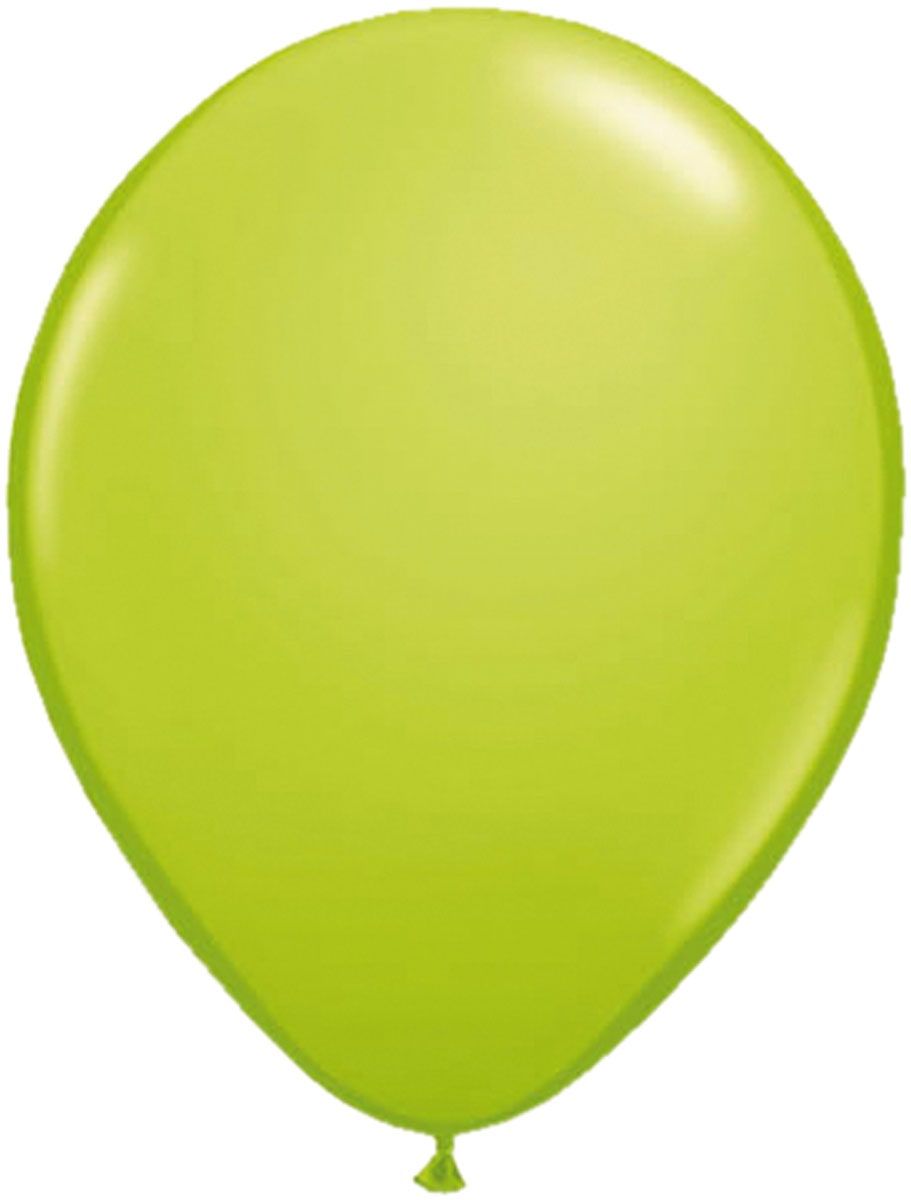 50 Appelgroene Metallic Ballonnen 30cm