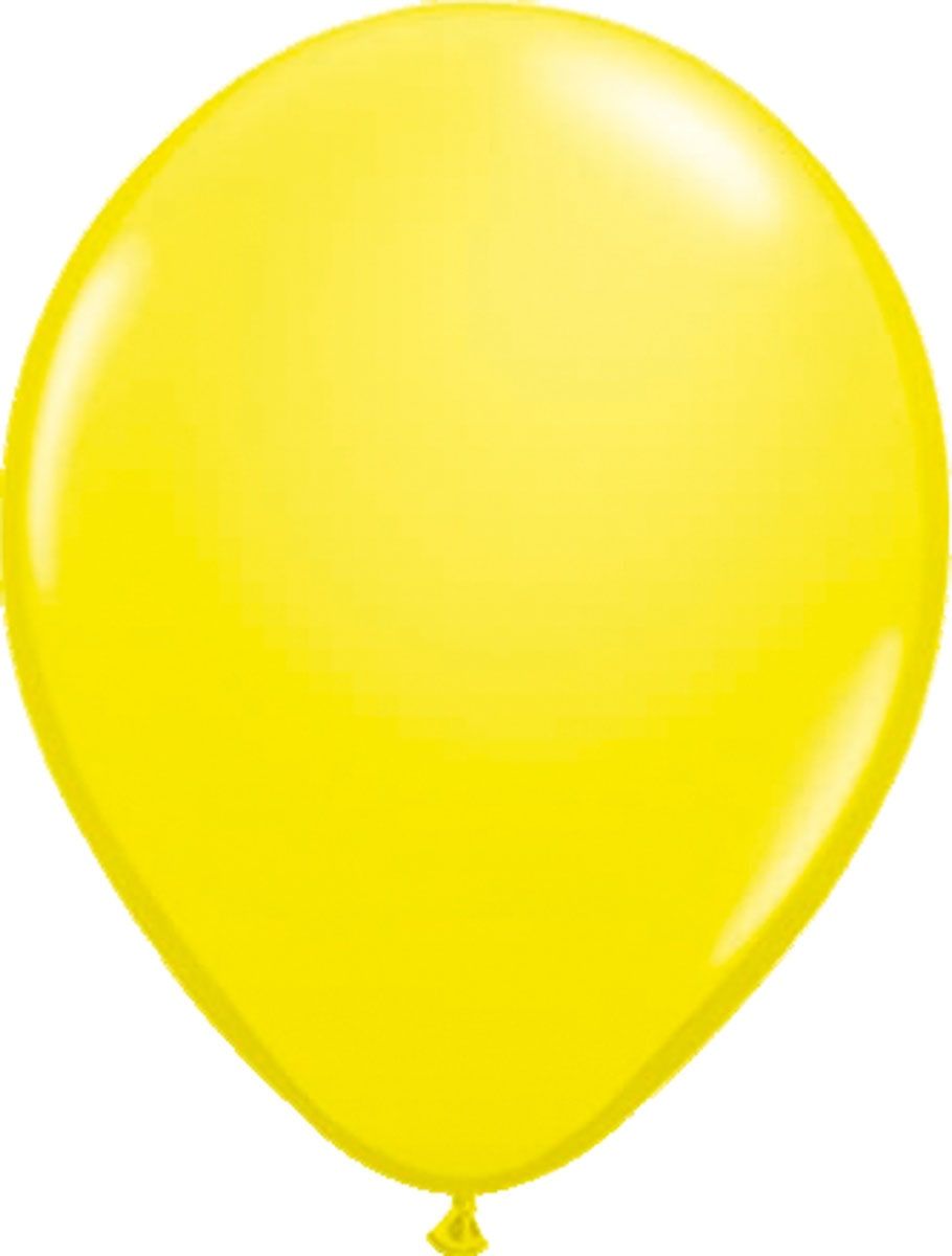 50 gele metallic ballonnen 30cm