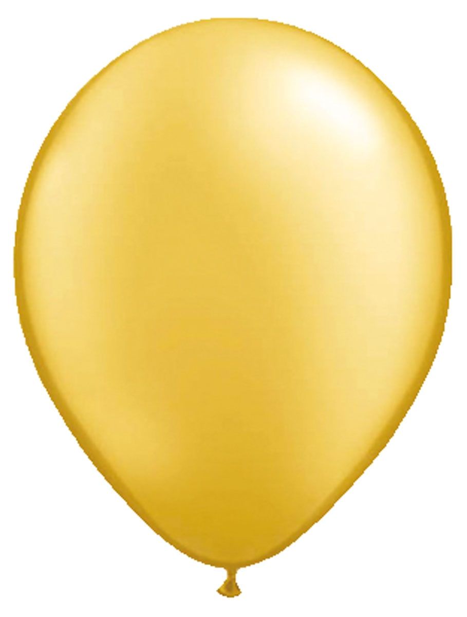 50 Gouden Metallic Ballonnen 30cm