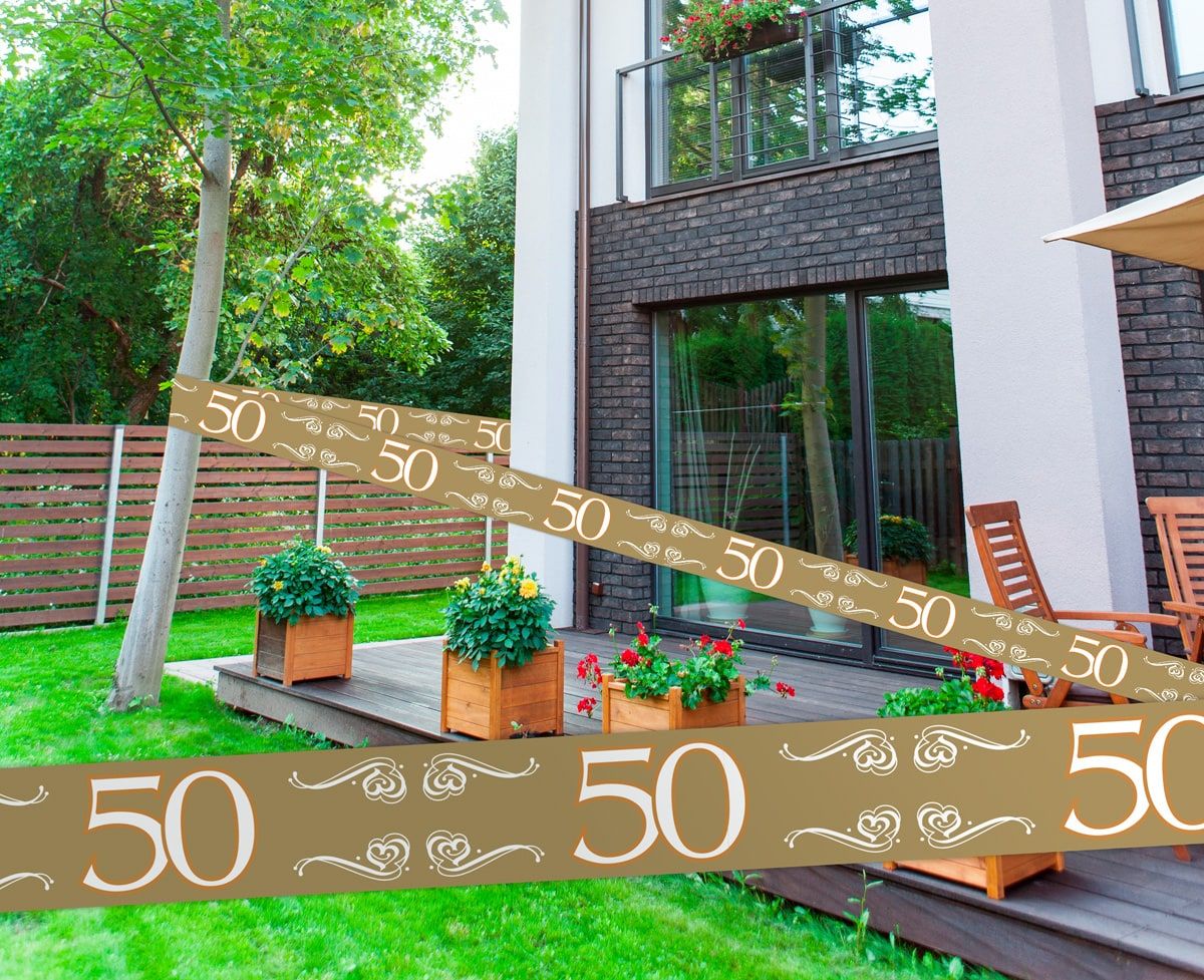 50-Jarig Jubileum Afzetlint