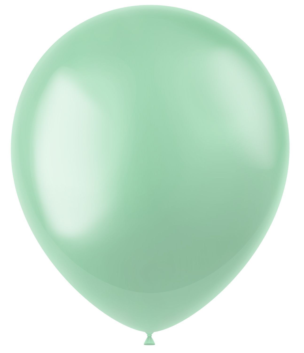 50 metallic ballonnen minty green 33cm