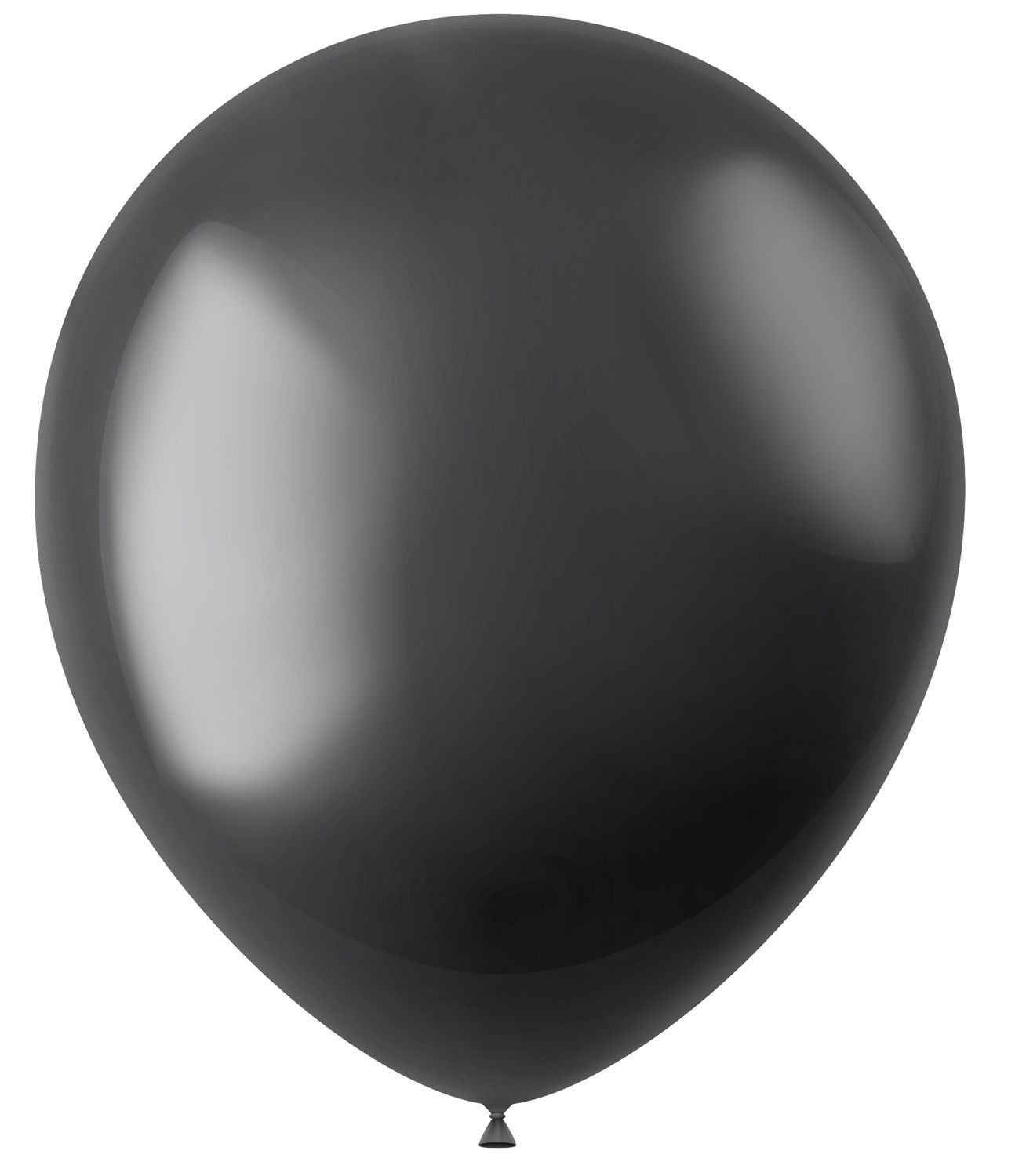 50 metallic ballonnen onyx black 33cm