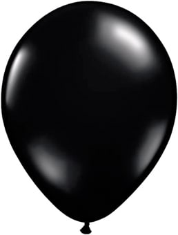 50 onyx zwarte ballonnen 41cm