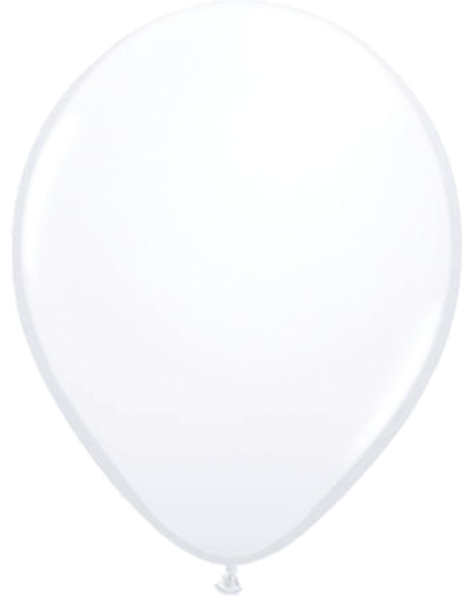 50 Witte Ballonnen 23cm