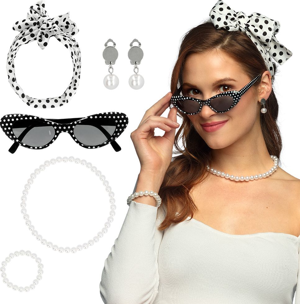 50's Rock Accessoireset Dames 5-Delig
