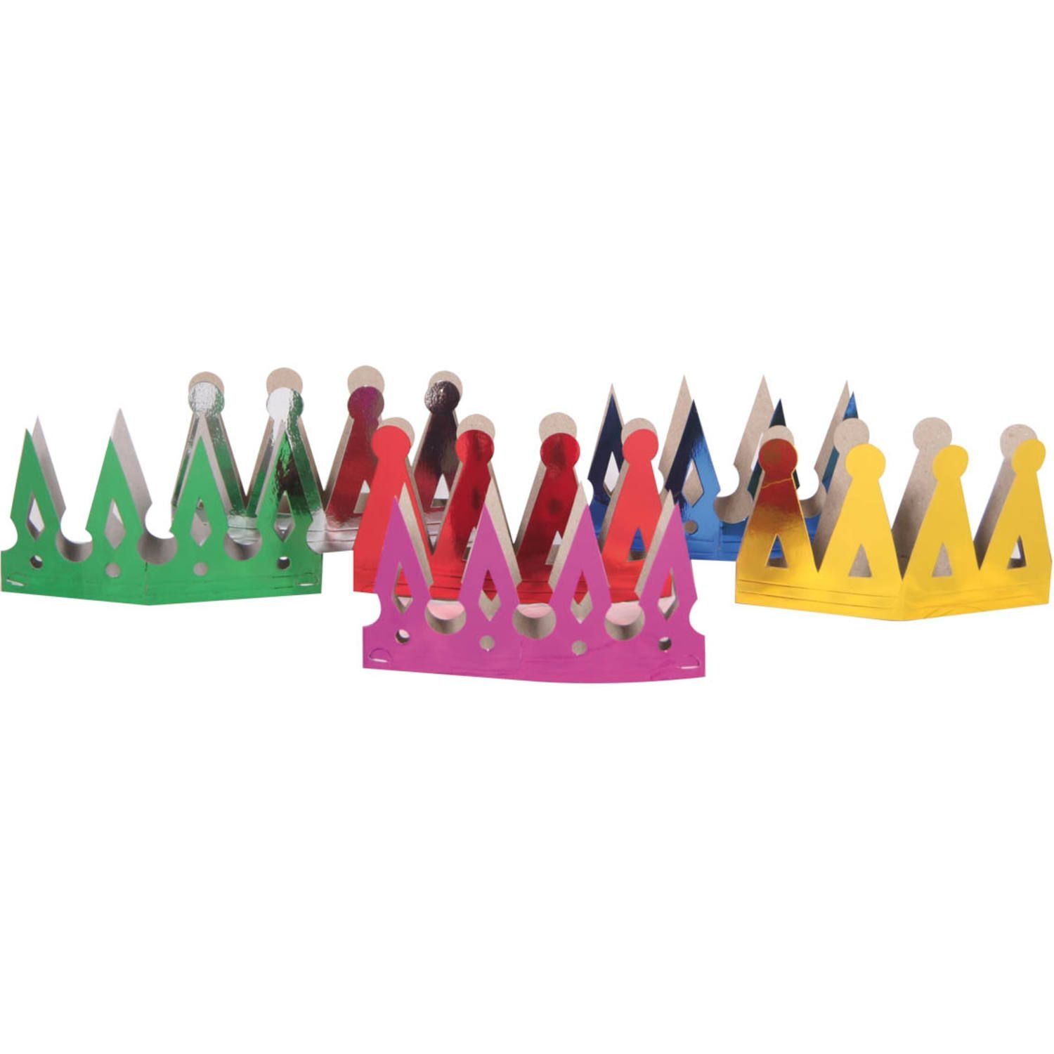 6 Gekleurde Kroontjes