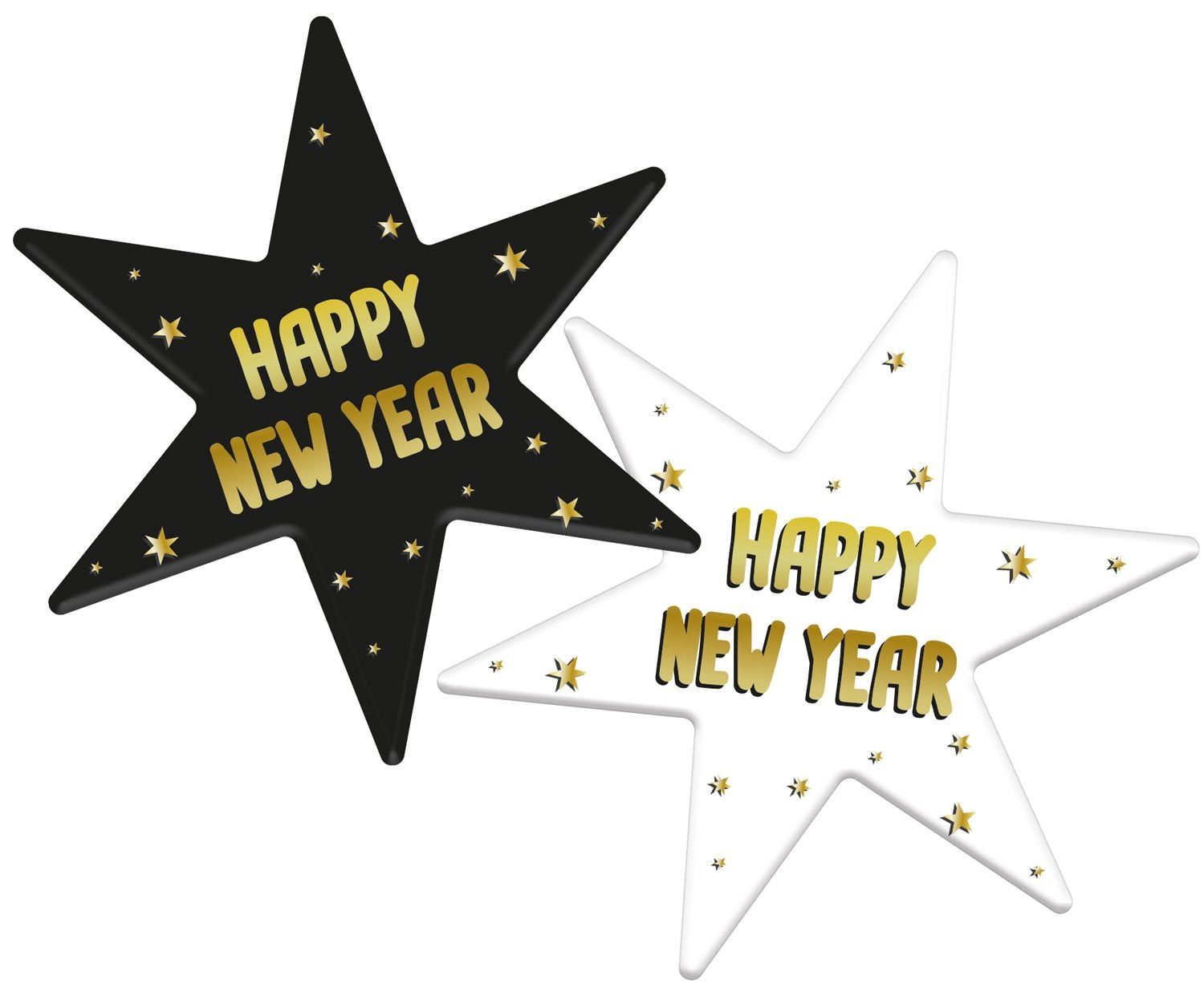 6 Onderzetters Oud & Nieuw 12x14cm