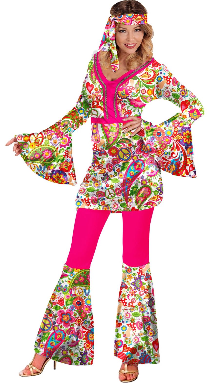 60's Peace Tribe Kostuum Dames