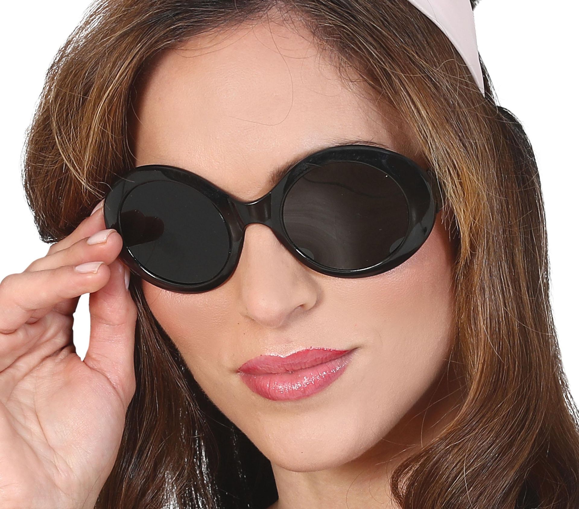 60's Zwarte Grote Bril