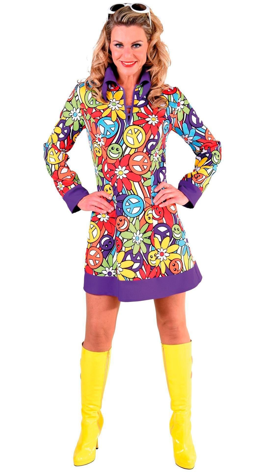 70's Happy Disco Jurk Dames