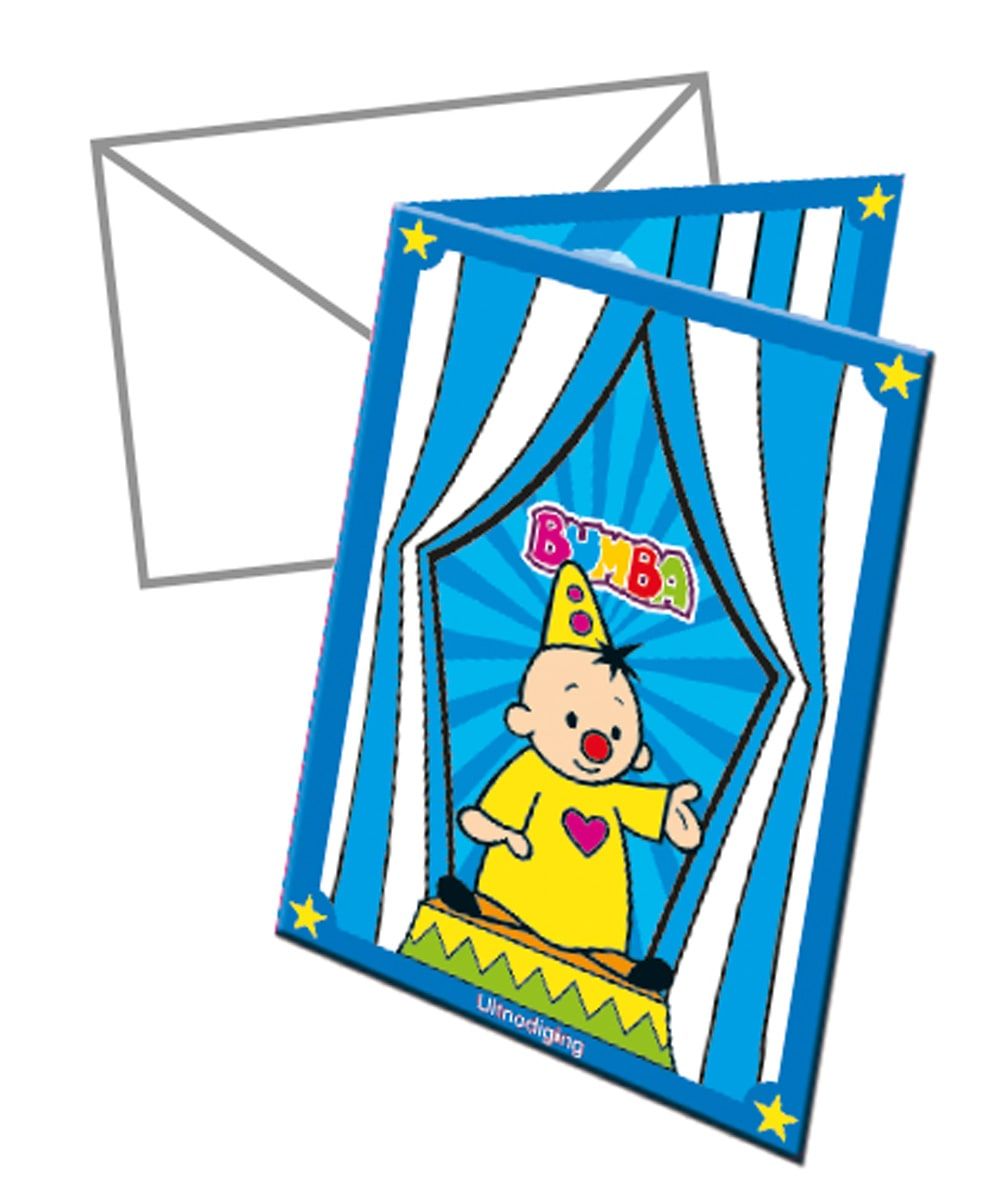 8 Bumba Kinderfeestje Uitnodigingen