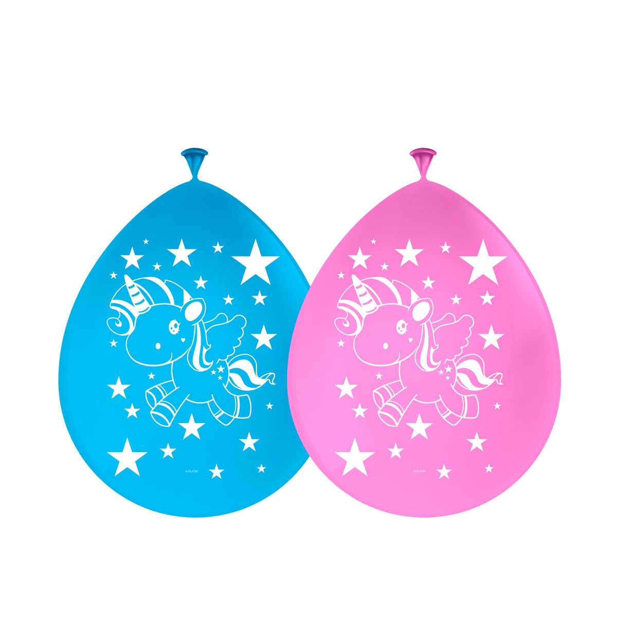 8 Eenhoorn Ballonnen 30cm