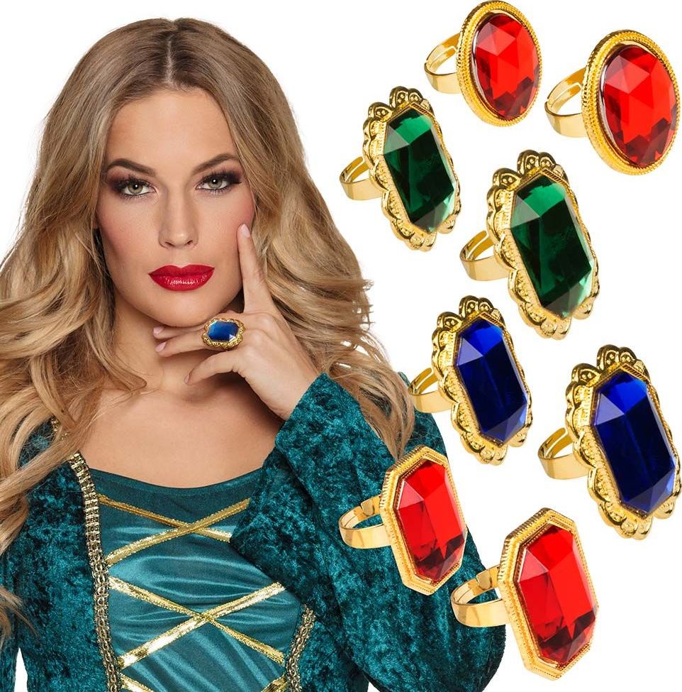 8 Koninklijke Edelsteen Ringen