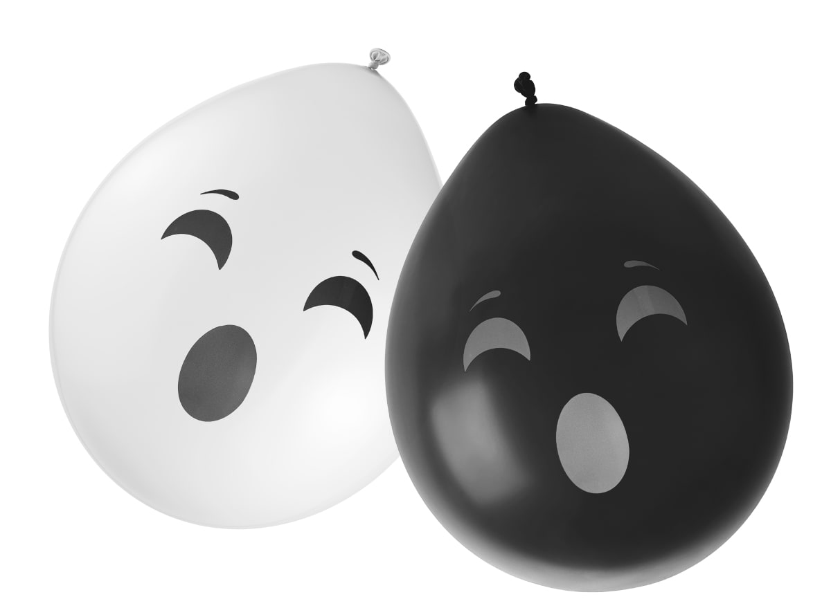 8 Spook Ballonnen 30cm