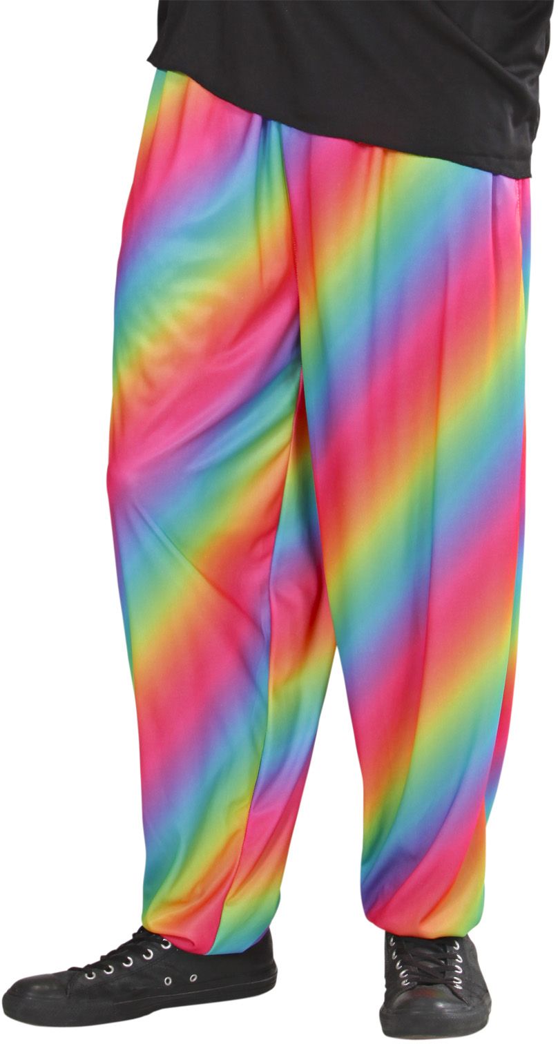 80's Baggy Regenboog Broek
